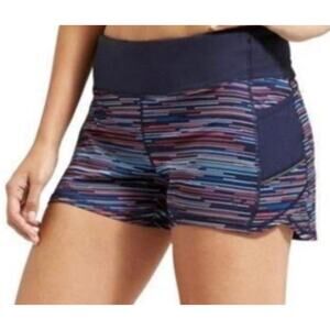 Athleta Patterned Performance Running Shorts (size S)